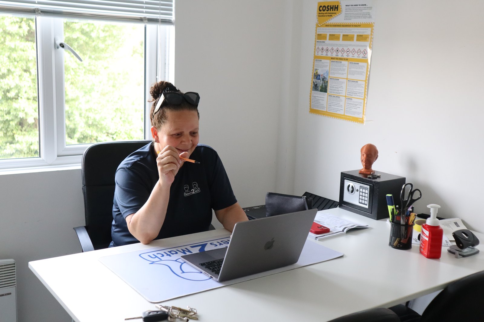 Cleaners2Match office — booking and job management for Bromley clients